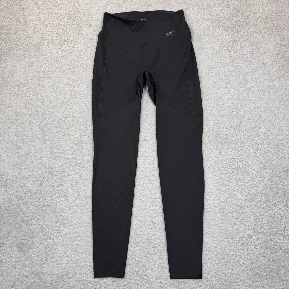 Arcteryx Oriel Leggings Black High Rise Activewear Tights Womens Small S/P